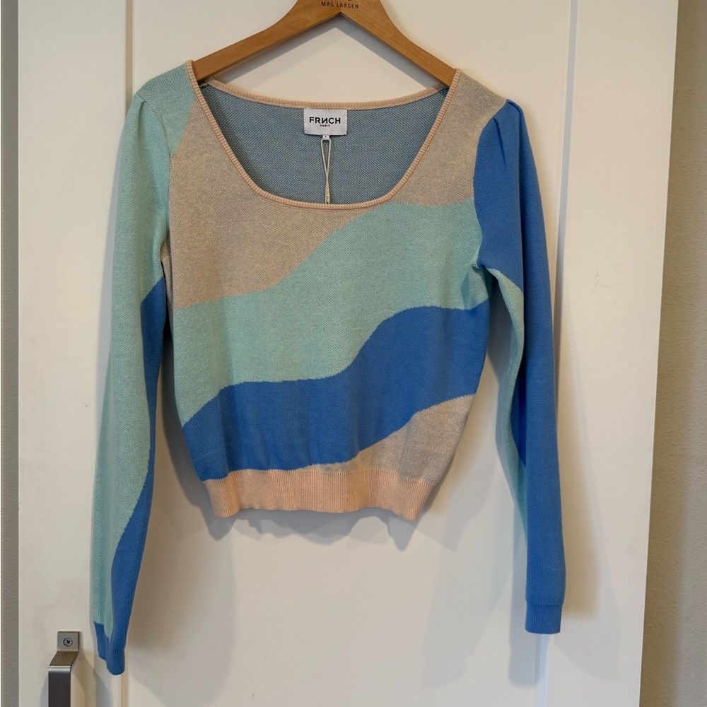 FRNCH cropped sweater, new with tags, size S